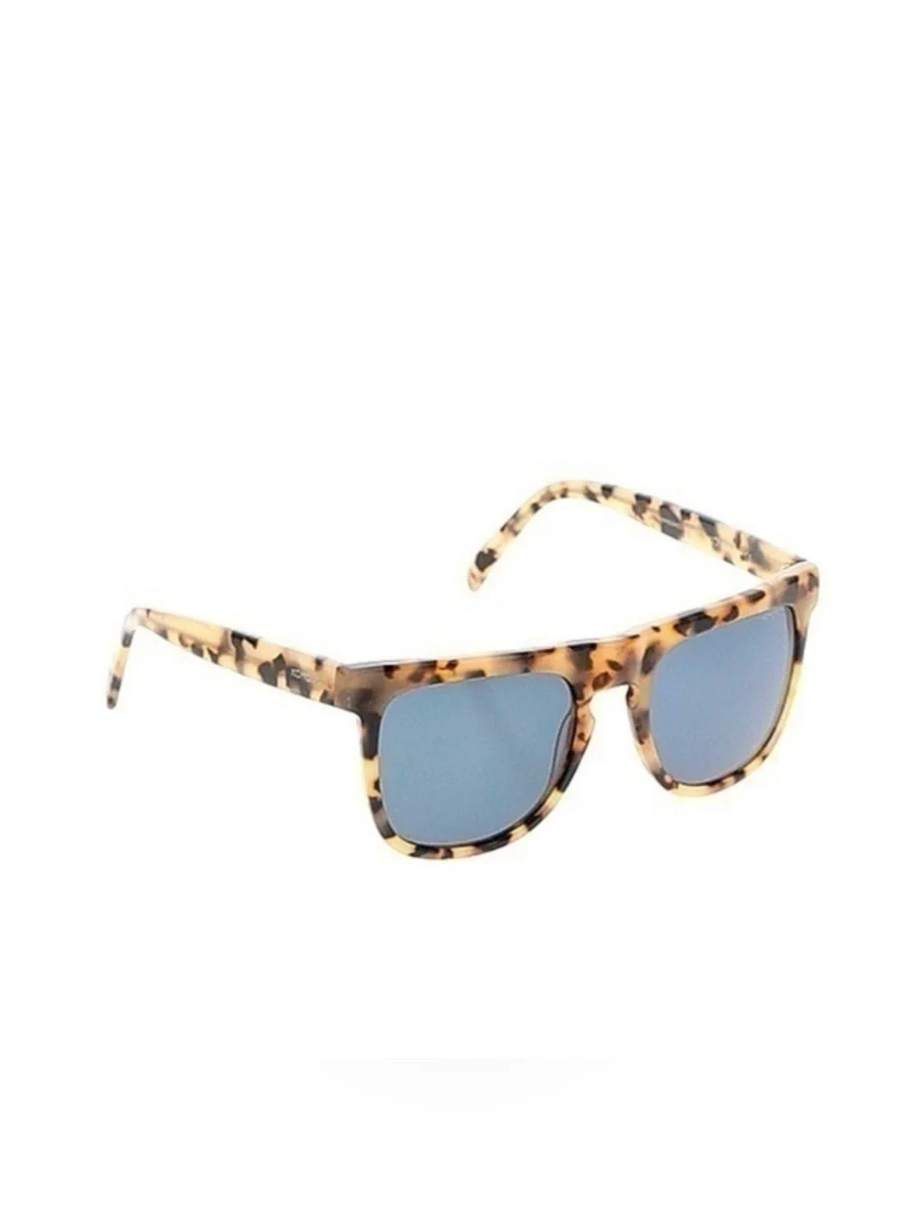 KOMONO Sunglasses Tortoiseshell Flat Brow Ivory Brown Bennet NEW